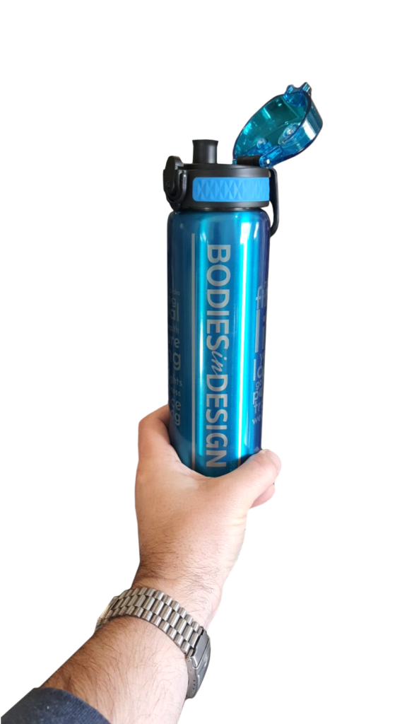 Bottle in hand Personalised Water Bottles by Bodies in Design
